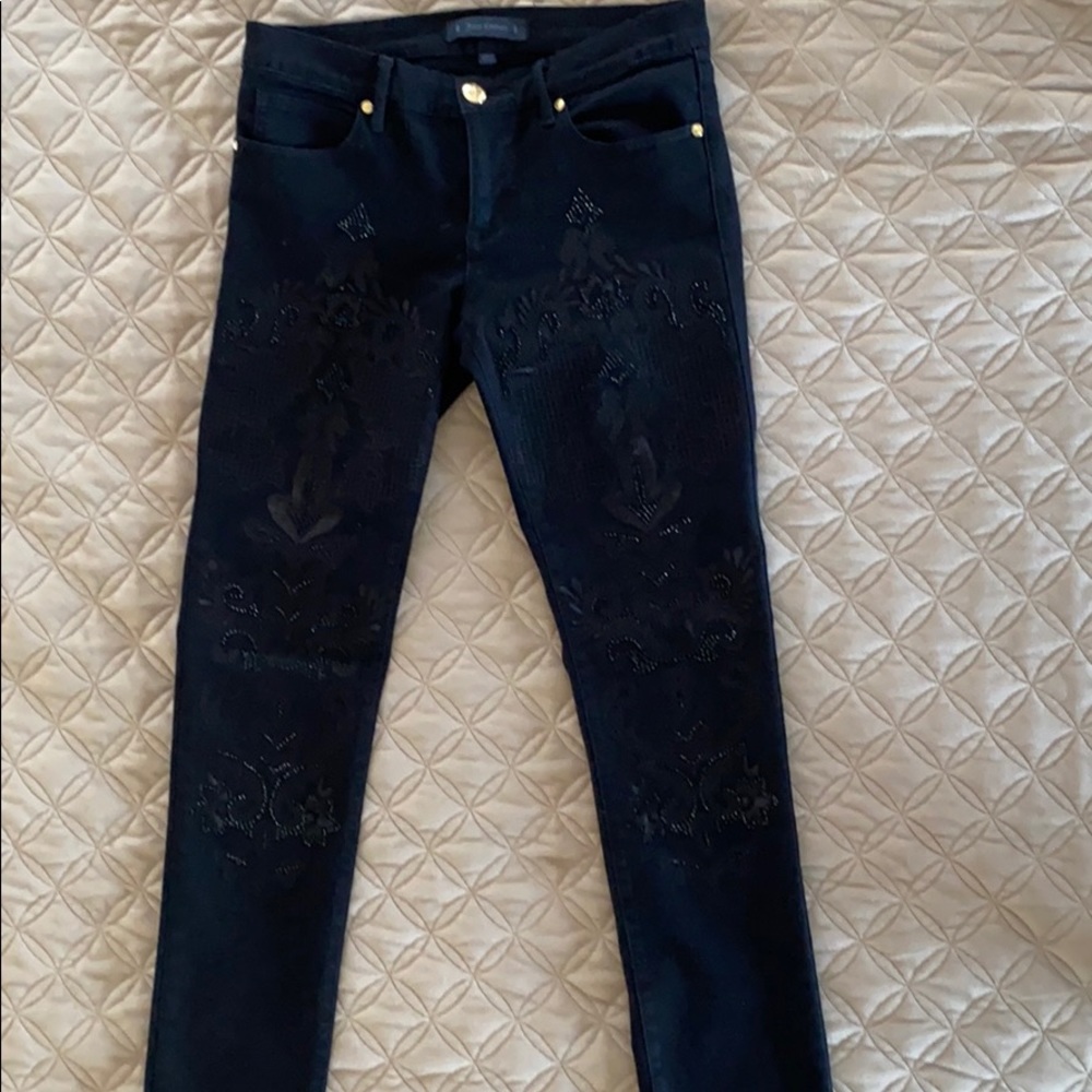 New juicy couture embellished jeans